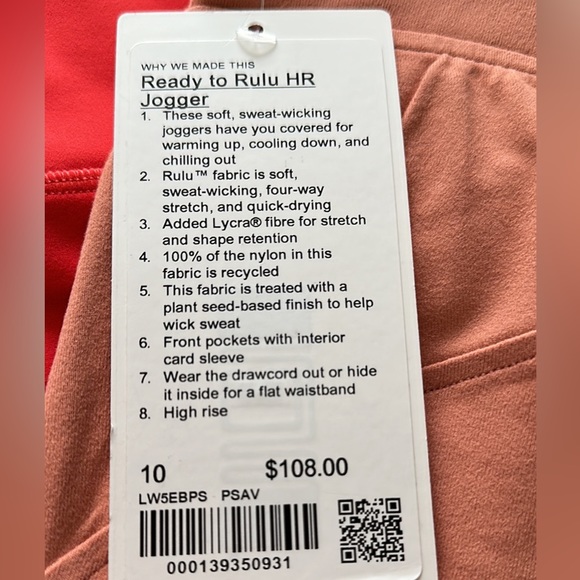 Ready to Rulu Jogger size 10 - Picture 2 of 2